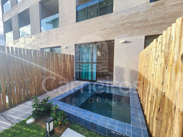 Carneiros | Studio c/ Piscina | Max Suítes (X13-6)