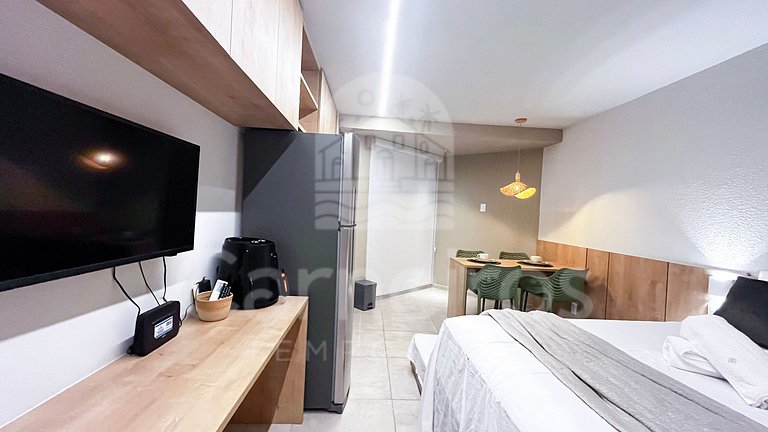 Studio Completo na Praia dos Carneiros (A13-3 Max)