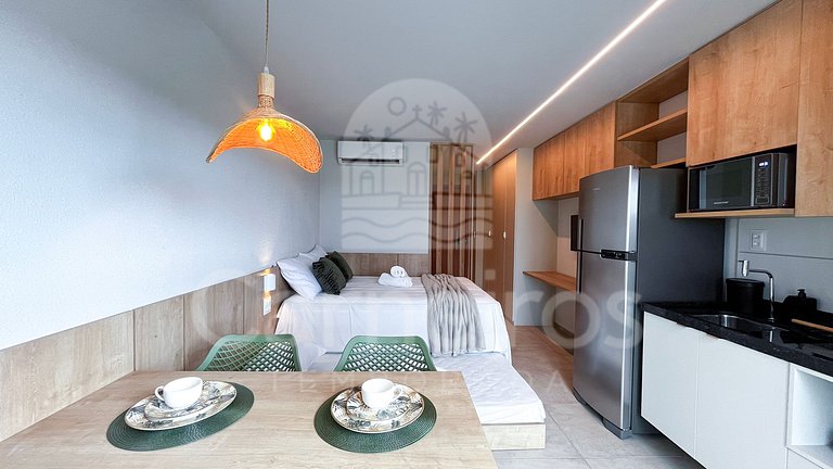 Studio Completo na Praia dos Carneiros (A13-3 Max)