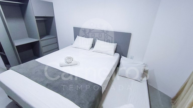 Studio em Resort | Pé na Areia (D219)