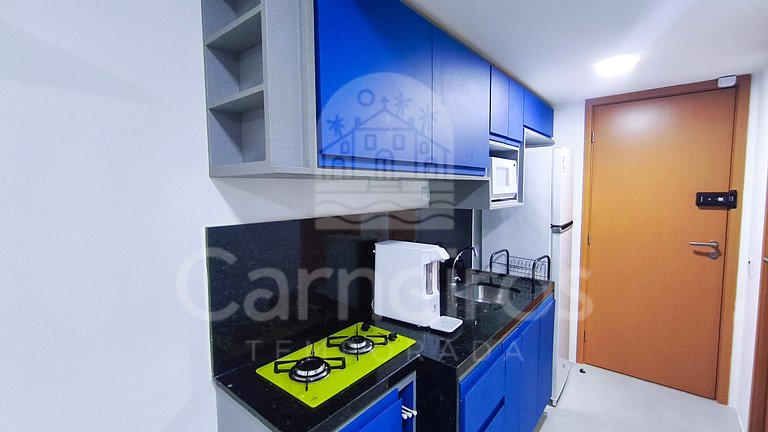 Studio em Resort | Pé na Areia (D219)