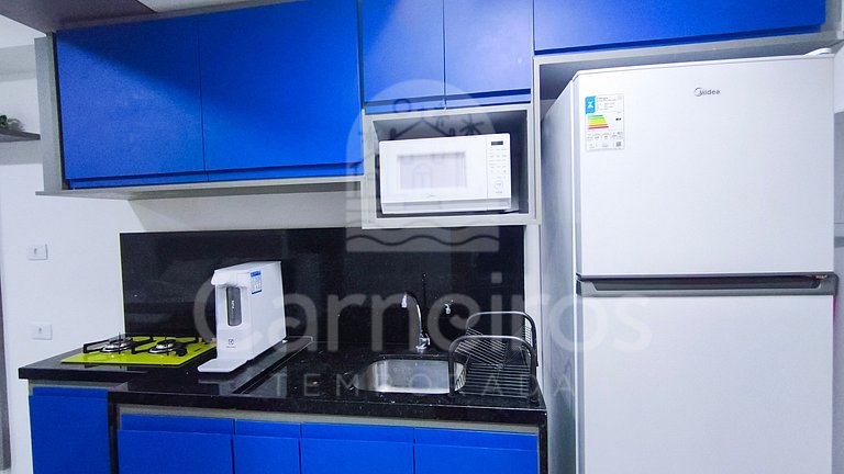 Studio em Resort | Pé na Areia (D219)