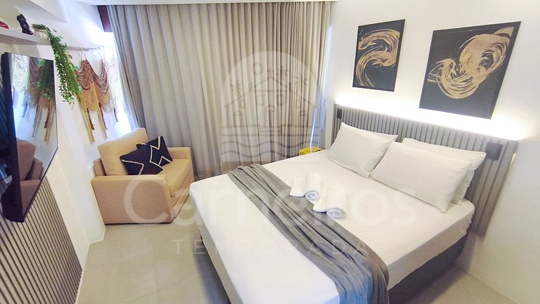 Studio no Carneiros Atlântico - Beira-Mar (D133)