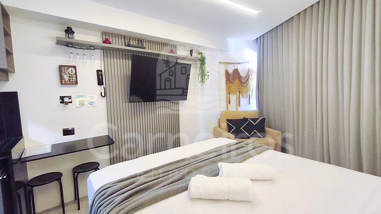 Studio no Carneiros Atlântico - Beira-Mar (D133)