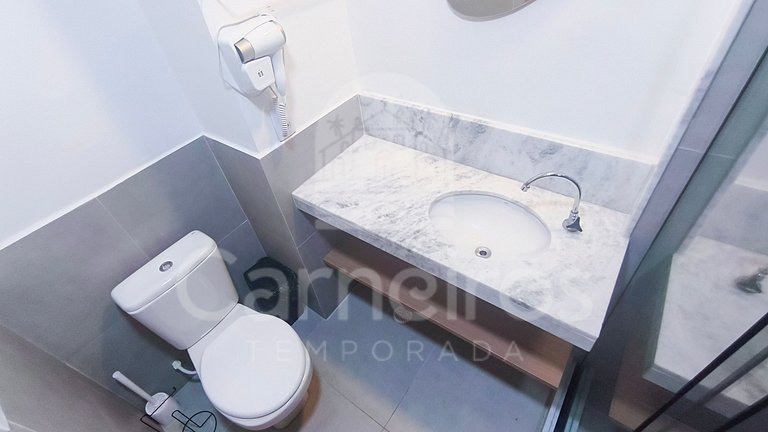 Studio em Resort | Pé na Areia (D219)