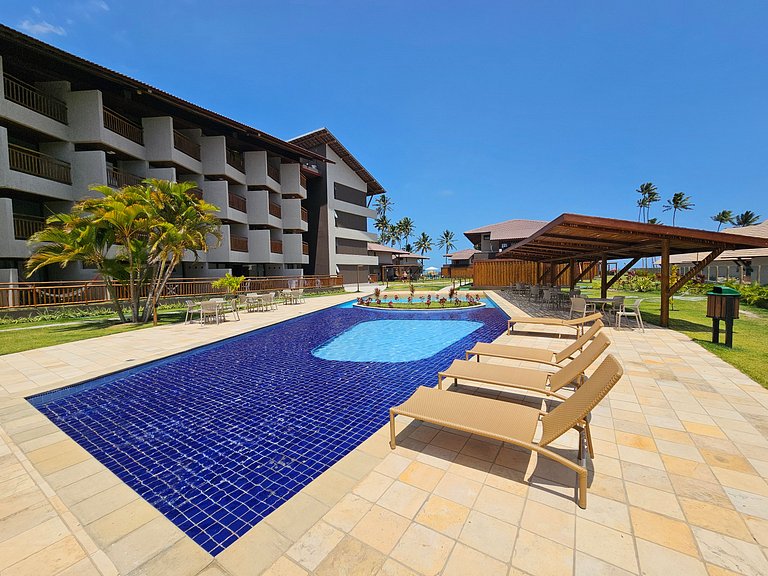 Studio no Carneiros Atlântico - Pé na areia (D232)