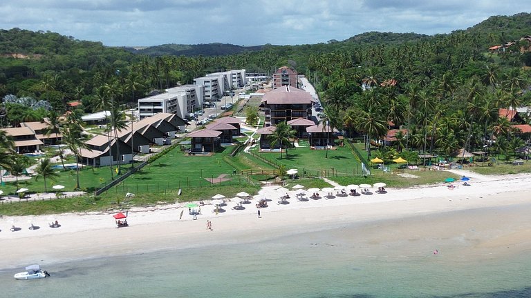 Studio no Carneiros Atlântico - Pé na areia (D232)