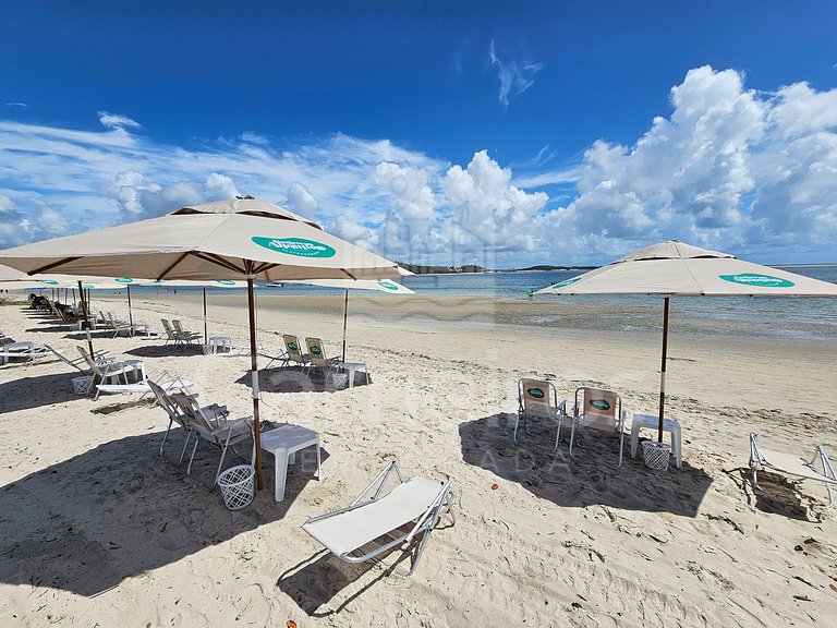 Apartamento no Carneiros Atlântico - Beira-Mar (D026)