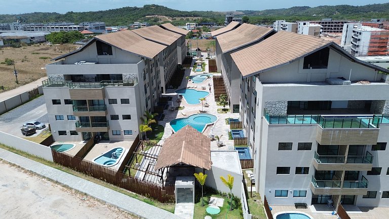 Carneiros | Flat Climatizado Perto da Praia(C06-1)