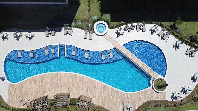 Flat no Beach Class Summer Residence (A07-3)