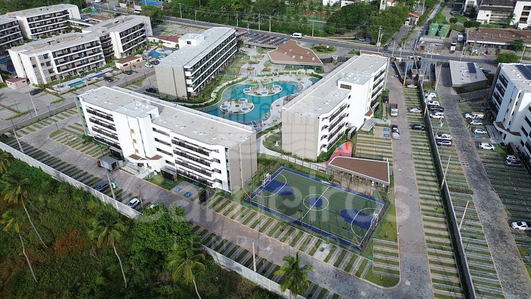 Studio Vista Piscina no Beach Class Verano (C15-2)