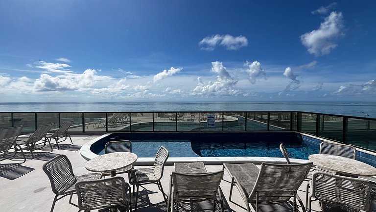 Tamandaré | Studio Vista Mar | Pé na Areia (B06)