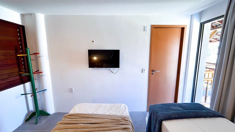 Bangalô c/ Piscina Privativa - 04 Suítes - Carneiros Atlânti