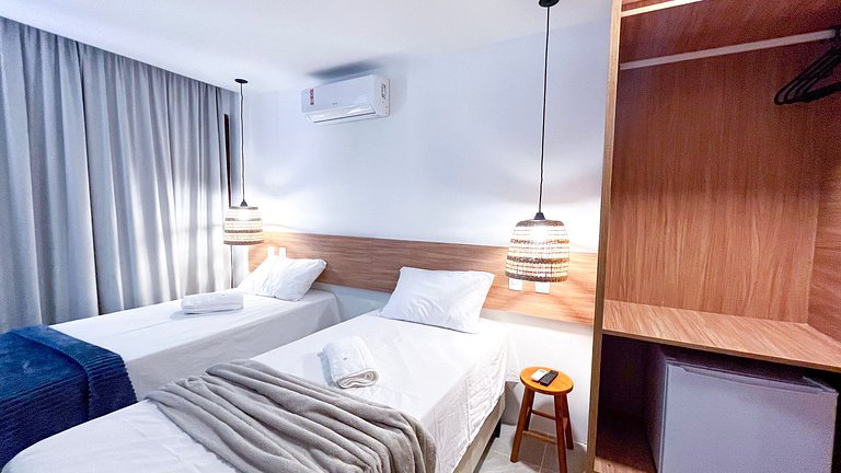 Bangalô c/ Piscina Privativa - 04 Suítes - Carneiros Atlânti