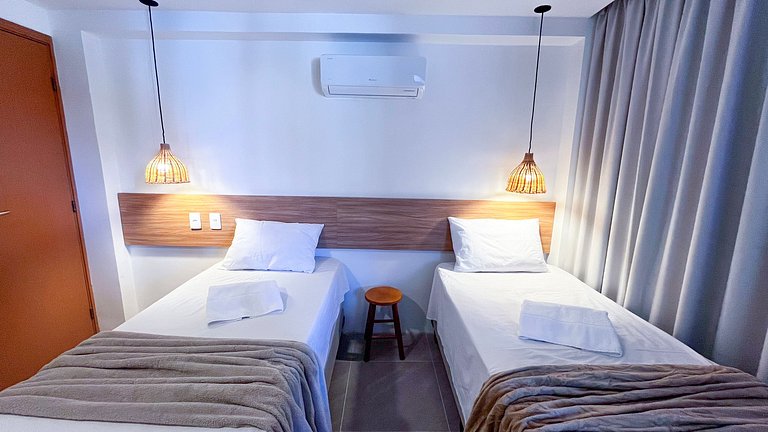 Bangalô c/ Piscina Privativa - 04 Suítes - Carneiros Atlânti