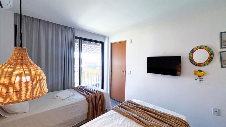 Praia dos Carneiros | Bangalô Frente Mar |4 suítes