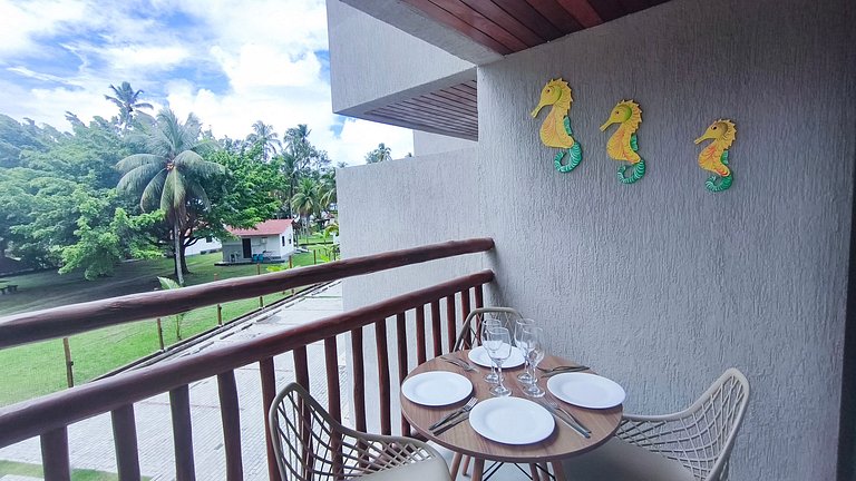 Carneiros | Studio Condomínio Pé na Areia (D113)