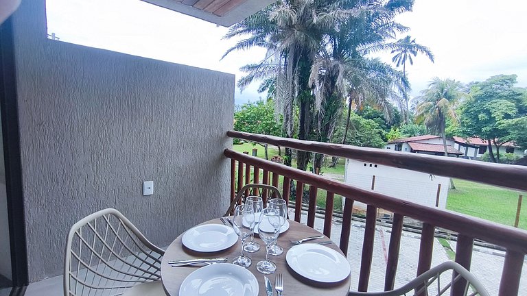 Studio no Carneiros Atlântico - Pé na areia - Melhor Localiz