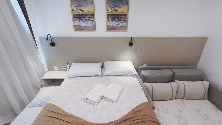 Carneiros | Studio Condomínio Pé na Areia (D113)