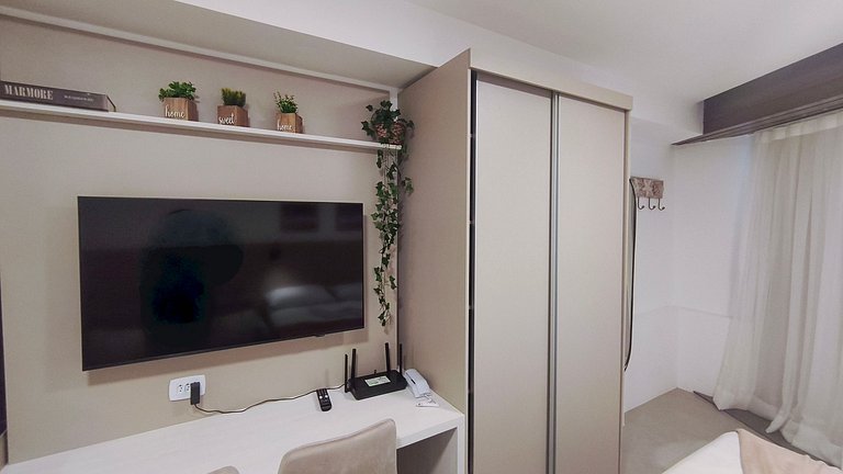 Carneiros | Studio Condomínio Pé na Areia (D113)