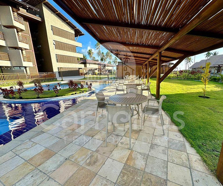 Carneiros | Studio Condomínio Pé na Areia (D113)