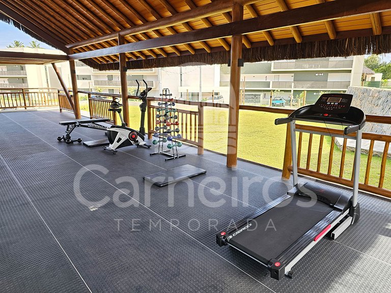 Studio no Carneiros Atlântico - Pé na areia - Melhor Localiz