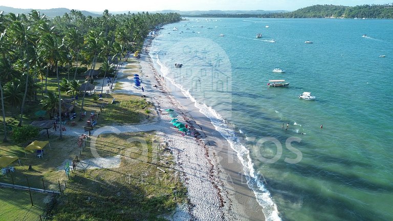 Studio no Carneiros Atlântico - Pé na areia - Melhor Localiz