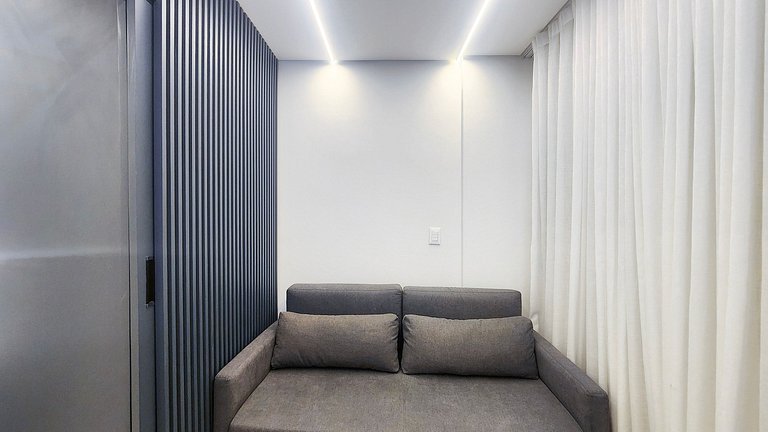 Studio em Resort | Vista Piscina (A06-3)