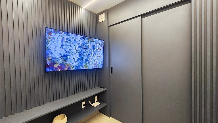 Studio em Resort | Vista Piscina (A06-3)