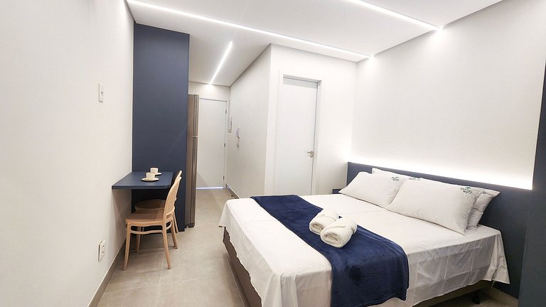 Studio em Resort | Vista Piscina (A06-3)