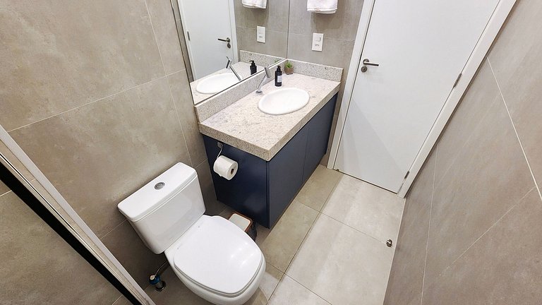 Studio em Resort | Vista Piscina (A06-3)
