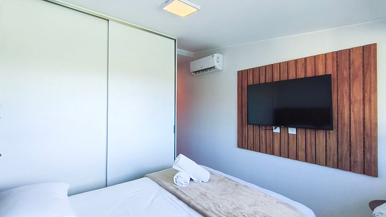 Flat com Varanda Gourmet | Resort (CBL B14-7)