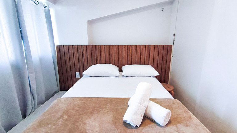 Flat com Varanda Gourmet | Resort (CBL B14-7)
