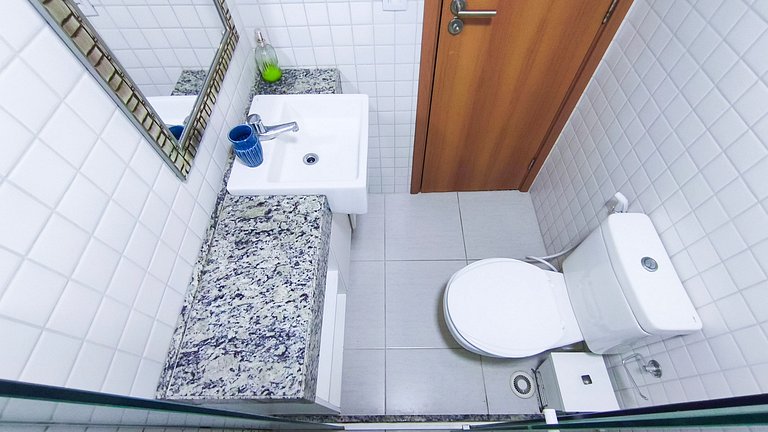 Flat com Varanda Gourmet | Resort (CBL B14-7)