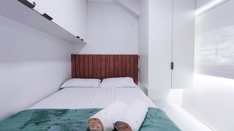 Flat com Varanda Gourmet | Resort (CBL B14-7)
