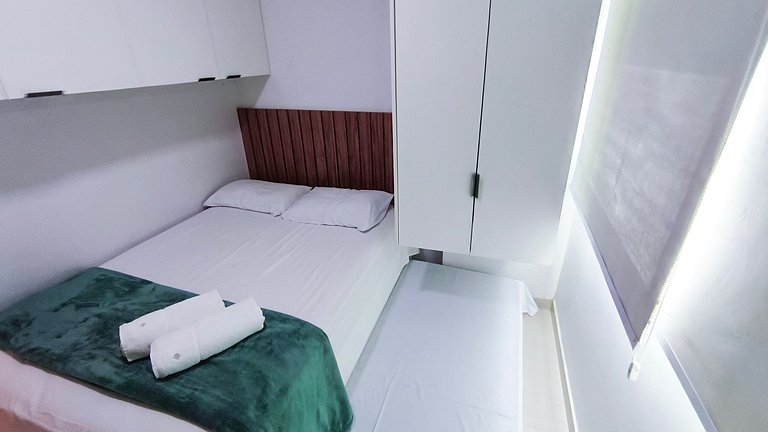 Flat com Varanda Gourmet | Resort (CBL B14-7)
