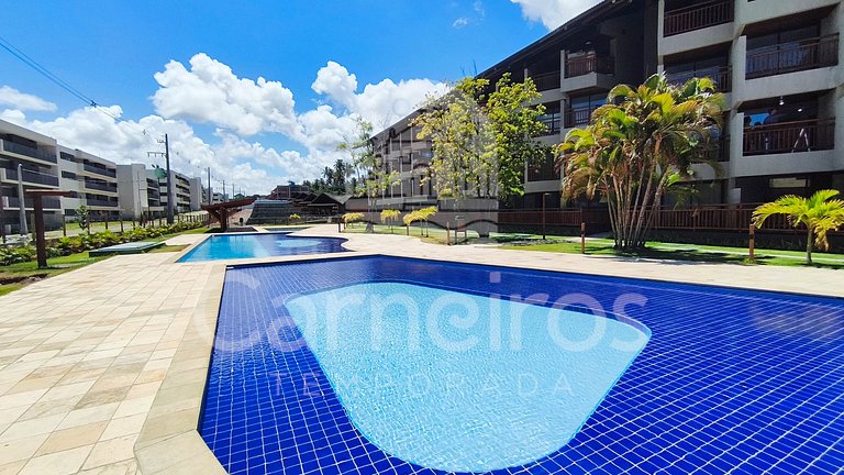Carneiros | Studio Beira-Mar Vista Piscina (D131)
