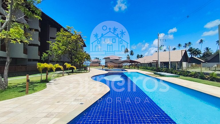 Carneiros | Studio Beira-Mar Vista Piscina (D131)