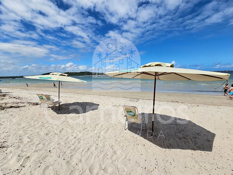 Carneiros | Studio Beira-Mar Vista Piscina (D131)