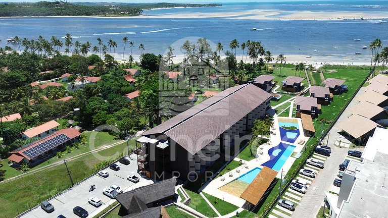 Carneiros | Studio Beira-Mar Vista Piscina (D131)
