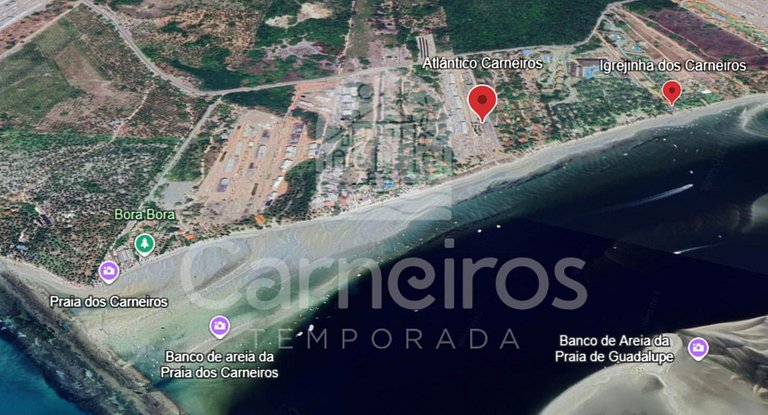 Carneiros | Studio Beira-Mar Vista Piscina (D131)