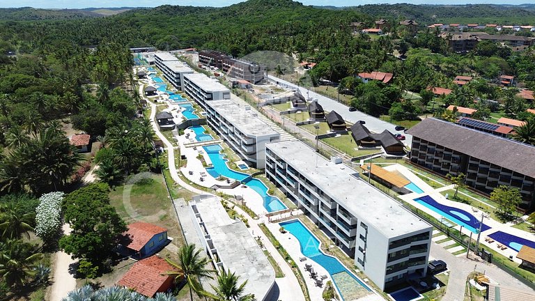 Carneiros | Varanda Gourmet e Vista Piscina(C08-5)