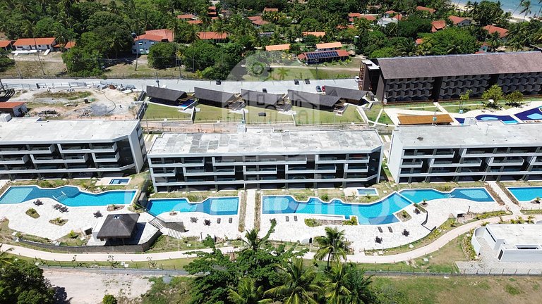 Carneiros | Varanda Gourmet e Vista Piscina(C08-5)