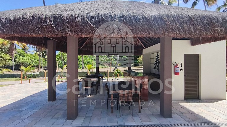 Carneiros | Varanda Gourmet e Vista Piscina(C08-5)