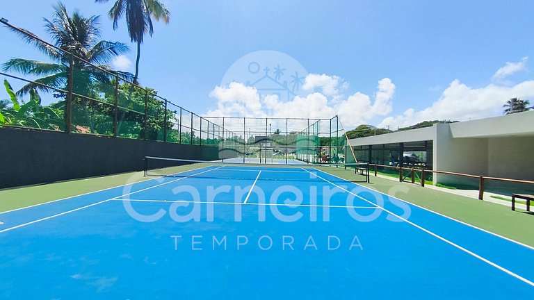 Carneiros | Varanda Gourmet e Vista Piscina(C08-5)