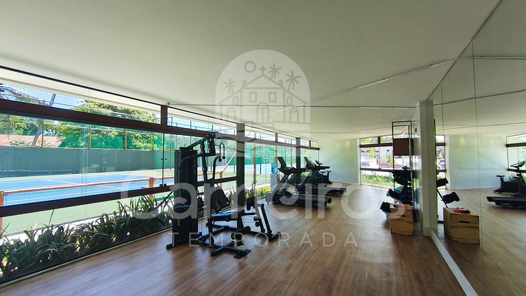 Carneiros | Varanda Gourmet e Vista Piscina(C08-5)