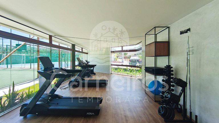 Carneiros | Varanda Gourmet e Vista Piscina(C08-5)