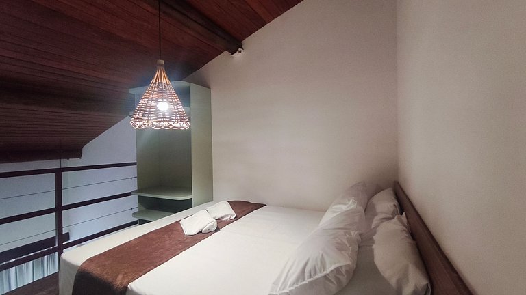 Carneiros | Flat Beira-mar Completo (D323)
