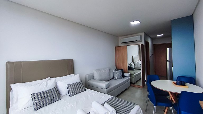 Tamandaré | Studio Climatizado | 200m do Mar (C04)