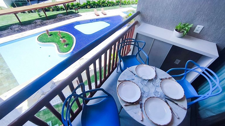 Carneiros | Studio com Vista Piscina (D232)